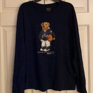 Polo bear long sleeve shirt